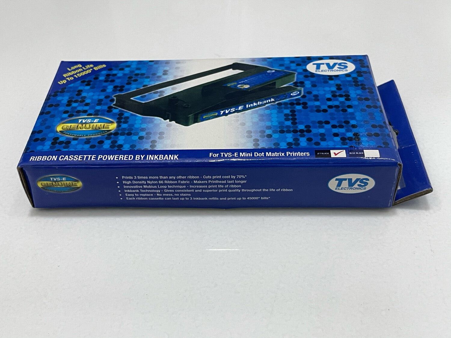 TVS RP 45 Ribbon Cartridge, Jet Black Black Ink Toner Cartridge - Perfect Computer Agencies