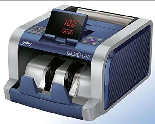 Godrej Crusader Lite Note/Money Counting Machine with MG,UV Fake Note Detection - Perfect Computer Agencies