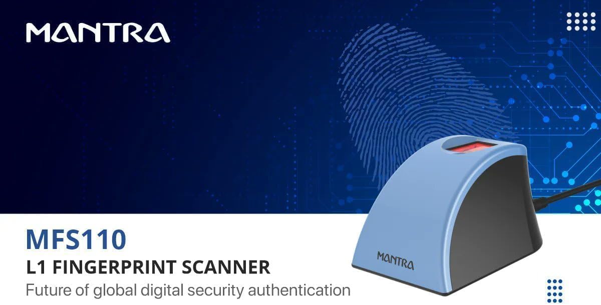 Mantra MFS 110 L1 Biometric Single Fingerprint Scanner