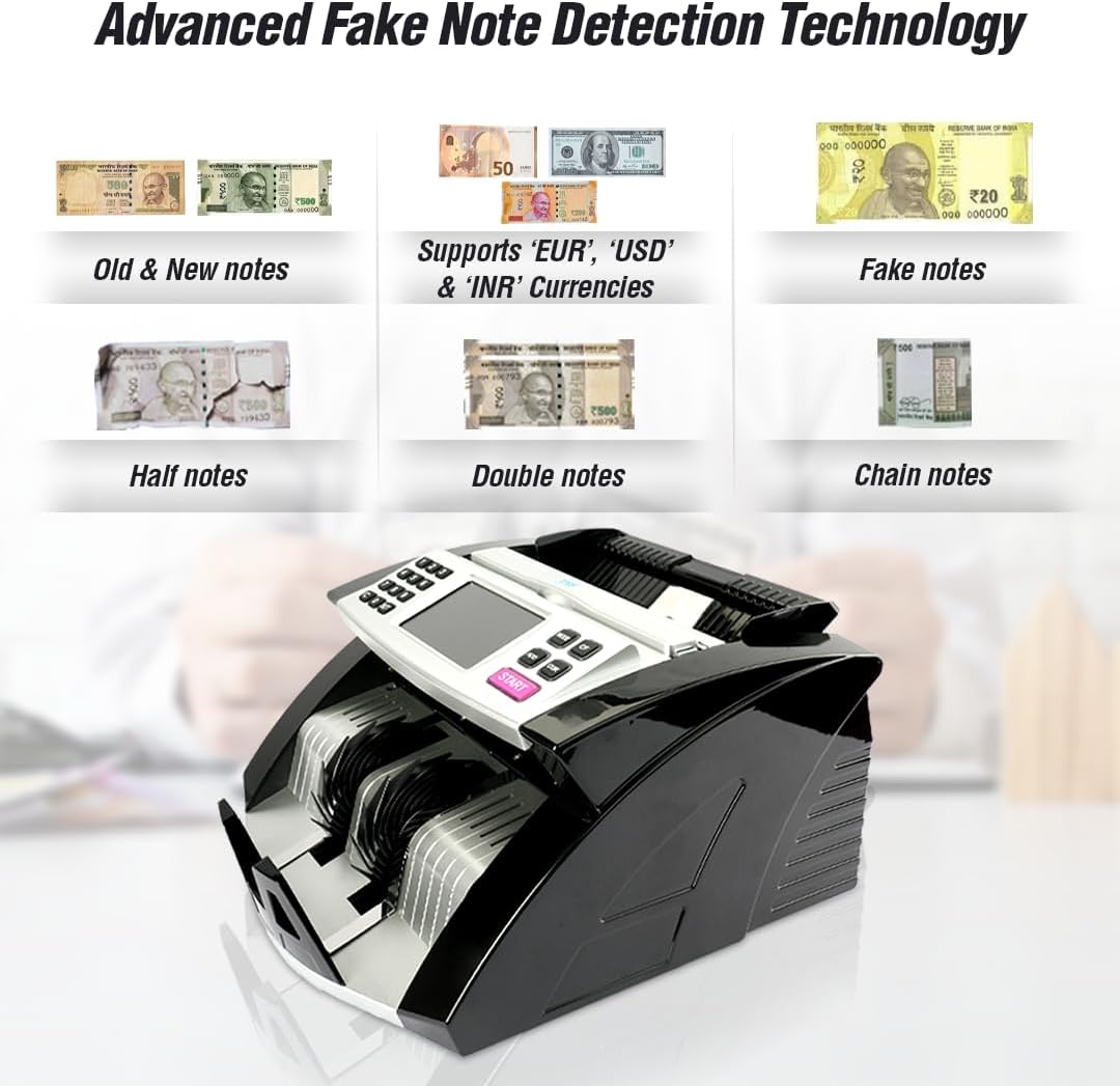 TVS Electronics CC 453 Star+ Cash Counting Machine