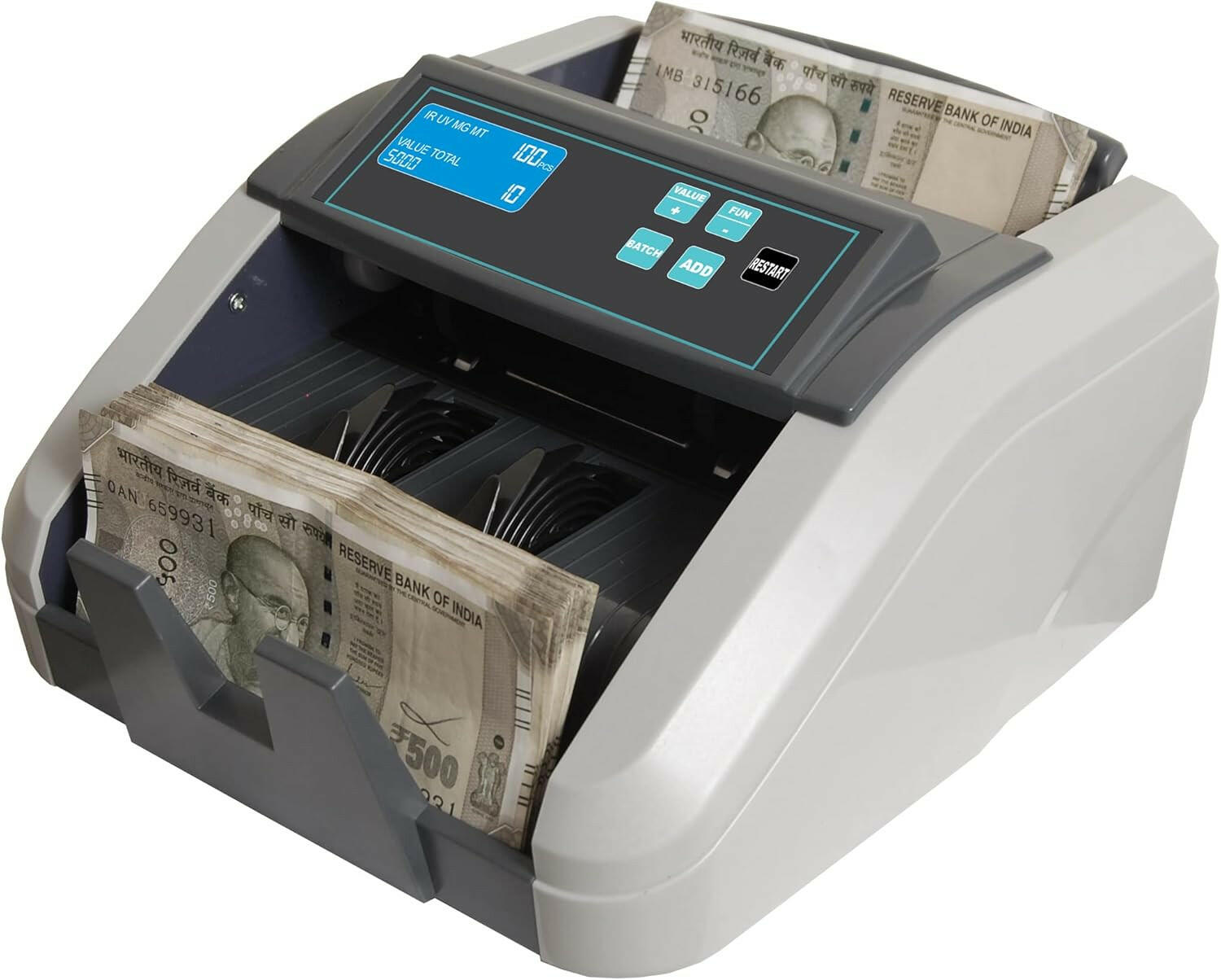 Bankos Manual Value Counting Note Counting Machine.