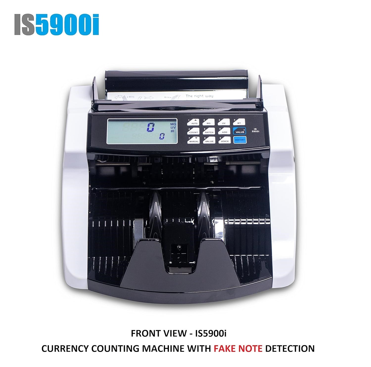 Bankos IS5900 Note Counting Machine with Fake Note Detection. - Perfect Computer Agencies